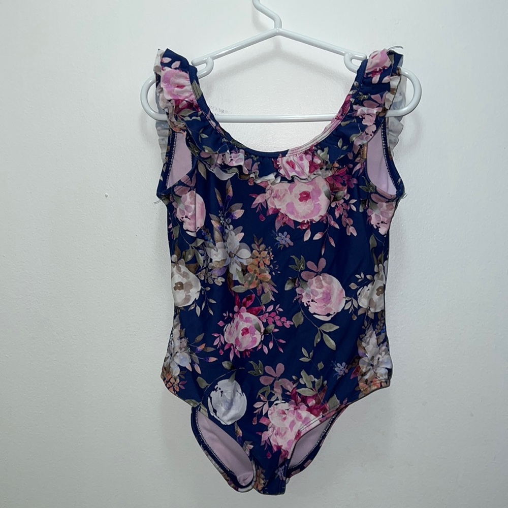 Kittenish swim one piece bathing suit sz 5t